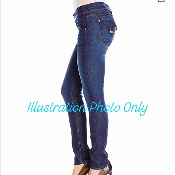 NEW HUDSON Collin Skinny Distressed Jeans Blue Size 27 Women’s - Picture 6 of 16